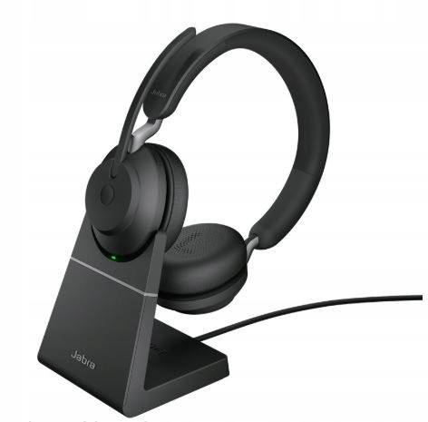 Jabra Sluchátka Evolve2 65 Stand Link380a Ms Stereo Black