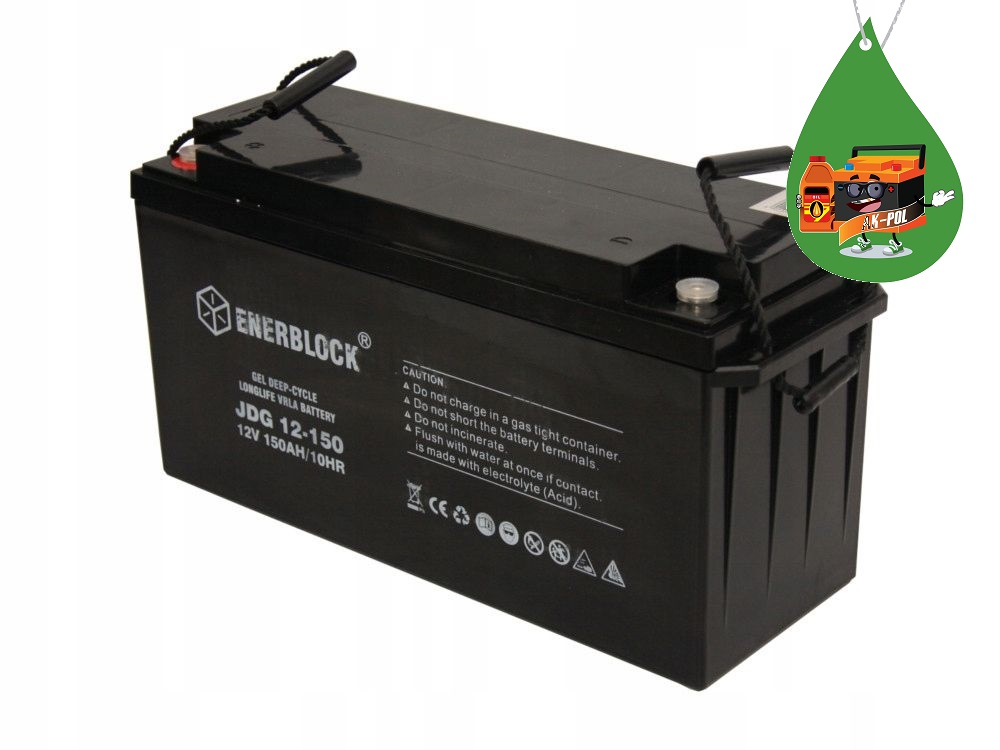 Akumulator ŻELOWY 15LAT! ENERBLOCK JDG12-150