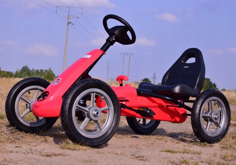 NAJNOWSZY GOKART NA PEDAŁY KOŁA POMPOWANE - NOWOŚĆ/1904 Super Toys Długość pojazdu 112 cm
