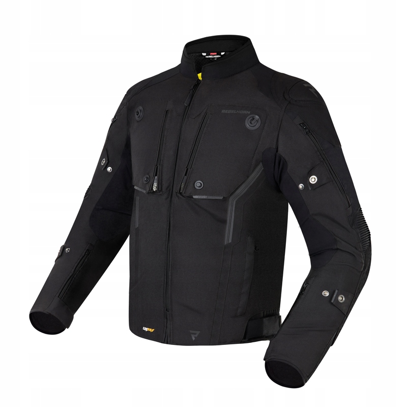 Textilná Motocyklová Bunda Rebelhorn Borg Black Xs