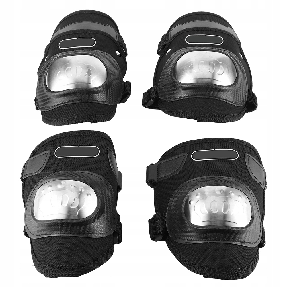 4 шт. / компл. набір наколінників з нержавіючої сталі