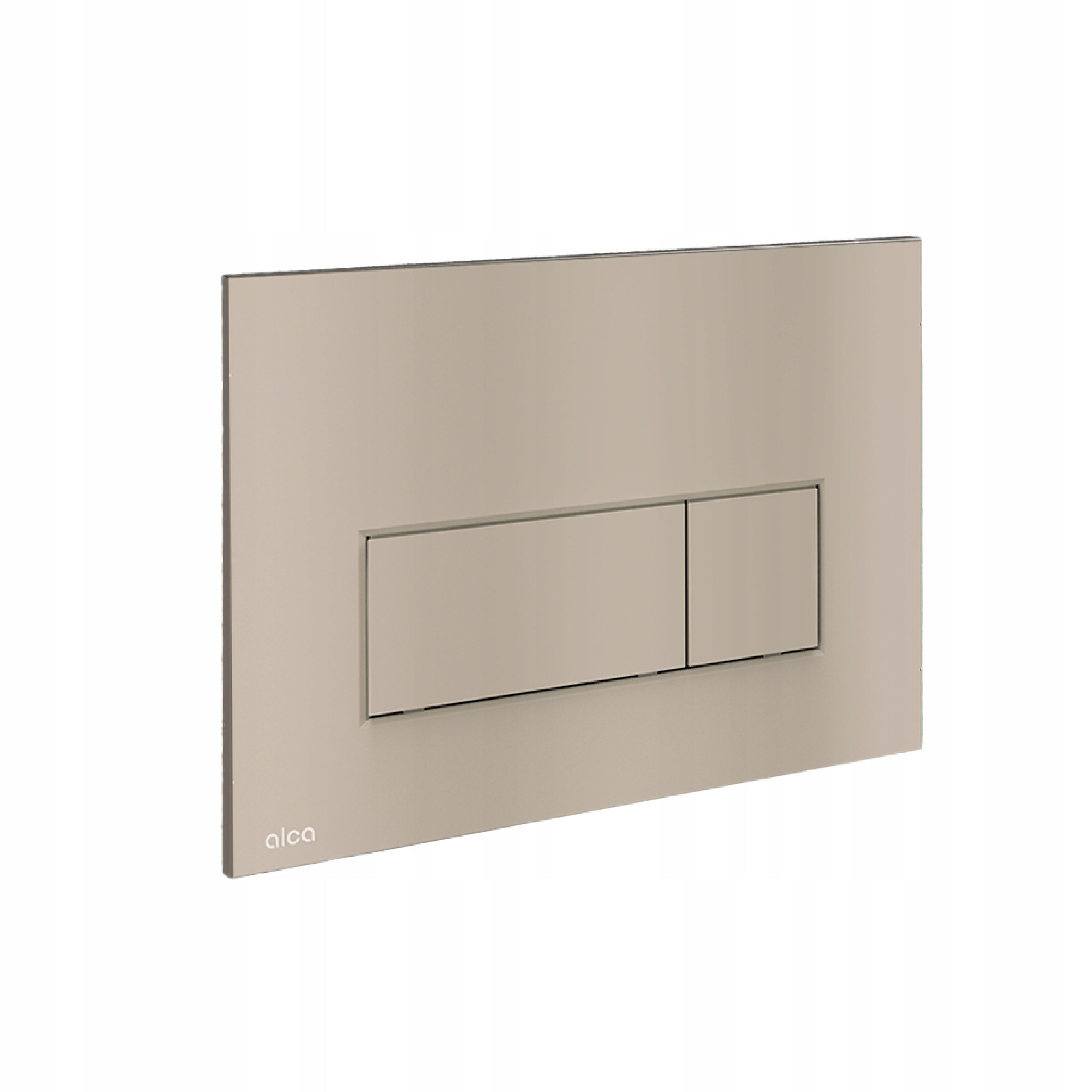 Tlačítko do Wc rezervoárů Nikl Mat Alcaplast Delfin Plochý profil Thin