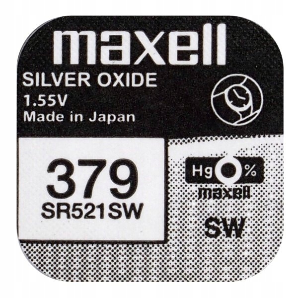 

bateria srebrowa mini Maxell 379 Sr 521 Sw G0