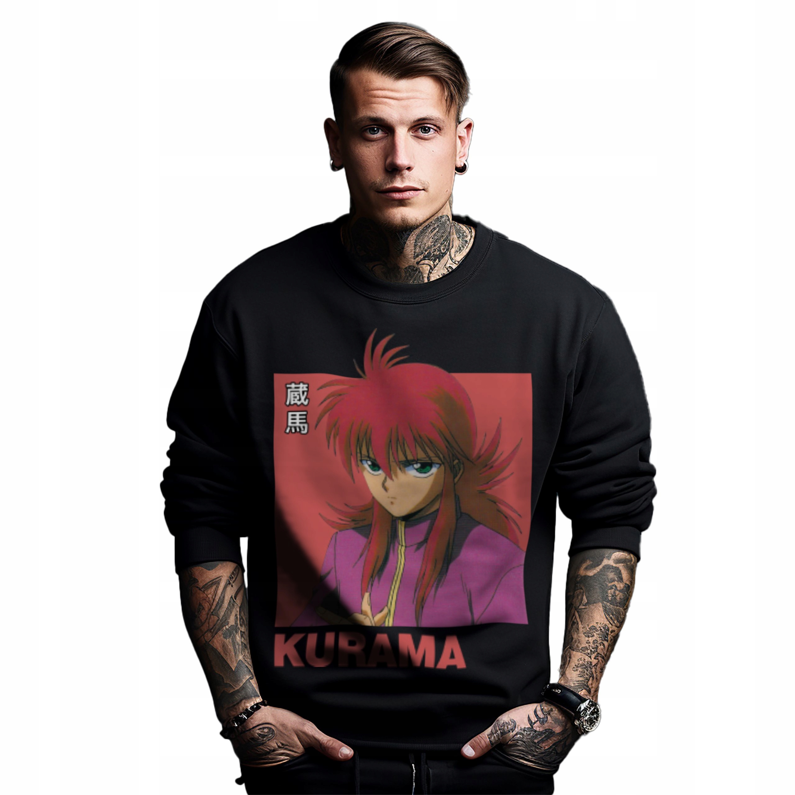 Mikina s potiskem Anime Kurama