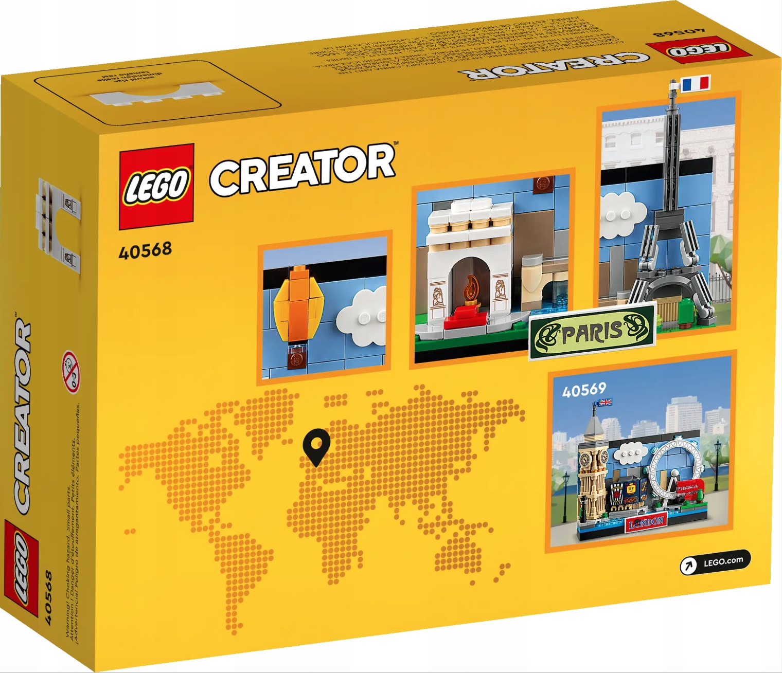 KLOCKI LEGO CREATOR POCZTÓWKA Z PARYŻA WIEŻA EIFFLA PREZENT DLA DOROSŁYCH Wiek dziecka 9 lat +