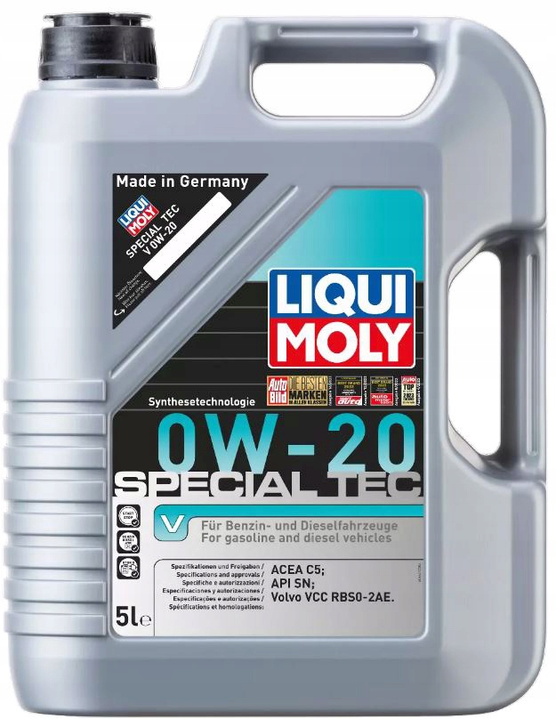 Olej Liqui Moly Special Tec V 0W20 Volvo C5 5L