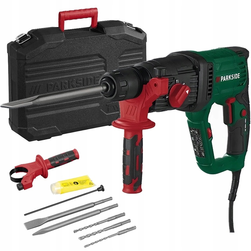 Vrtací Kladivo Parkside Pbh D4 Sds+ Sada Vrtací Kladivo Kufr