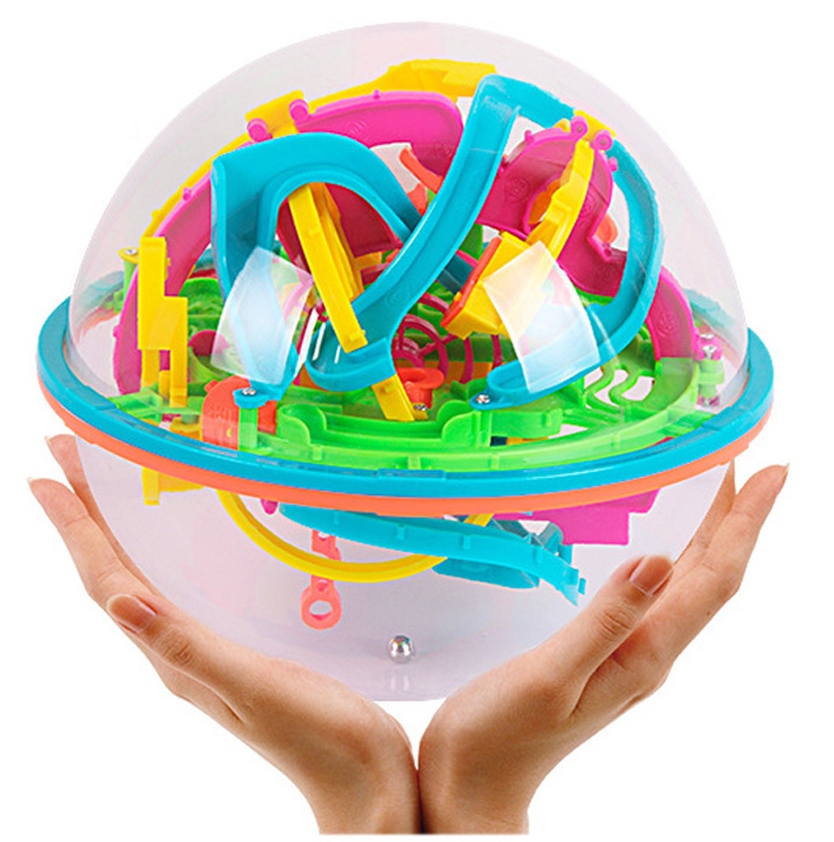 

Kula Labirynt Łamigłowka 3D Przeplatanka Tor Duża