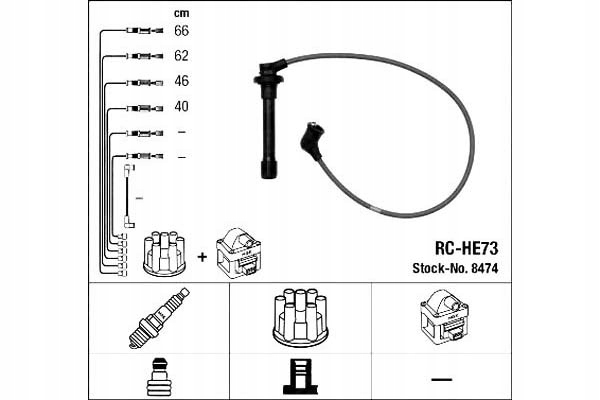 Ngk Sada Zapalovacích Kabelů Honda Accord V, A Asistent řidiče #28