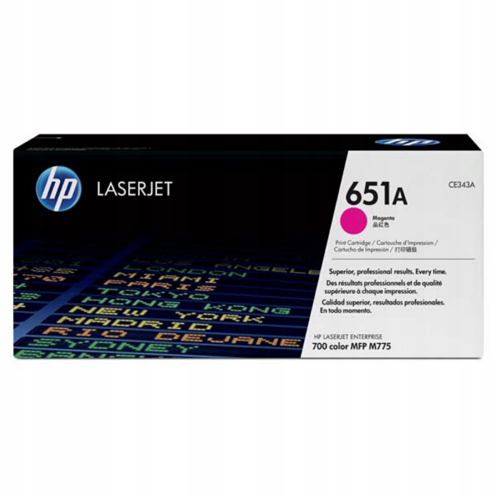 Toner Hp CE343A červená (purpurová)