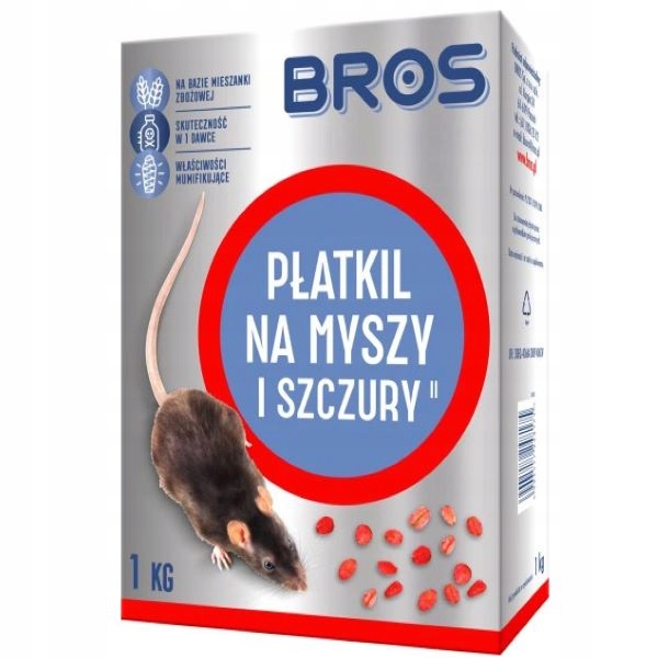 

Bros Płatki na myszy i szczury 1kg