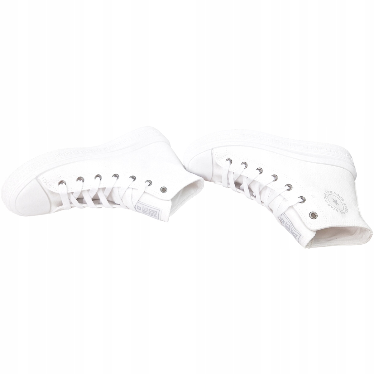 Big Star LL274A183 trampki wysokie białe R. 41 Kolekcja buty na platformie koturnie