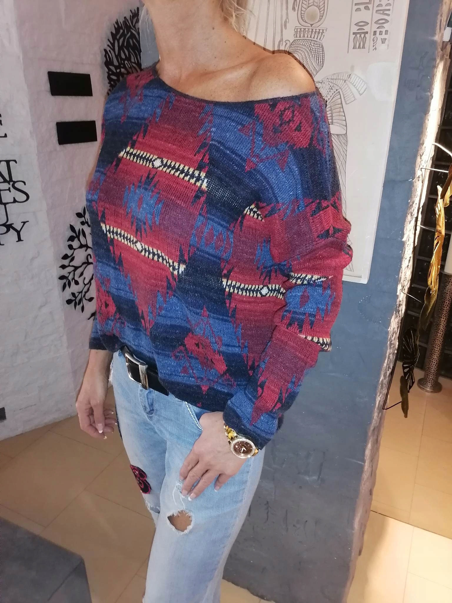 SWETER DENIM&SUPPLY RALPH LAUREN ROZMIAR M Model DENIM&SUPPLY