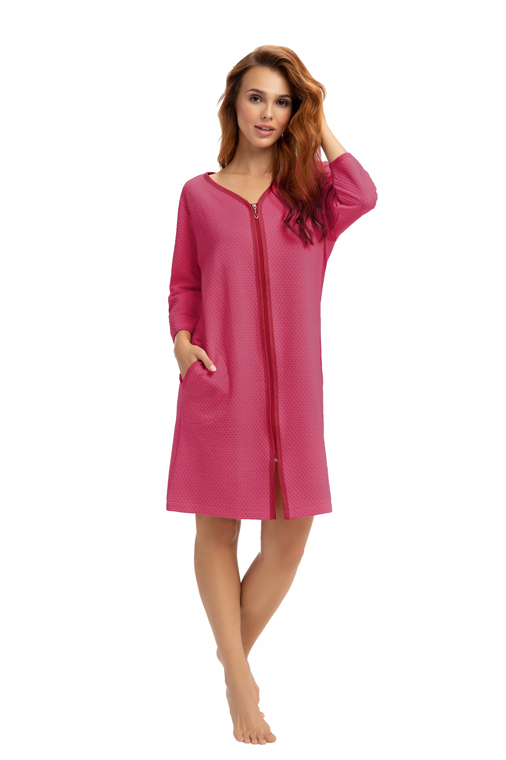 Dámský župan Luna bordový Velikost: M