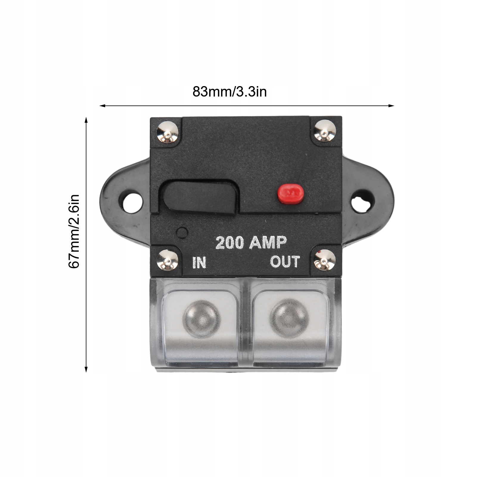 SAMOCHODOWY BEZPIECZNIK AUTOMATYCZNY 200A Producent części 3F Quality
