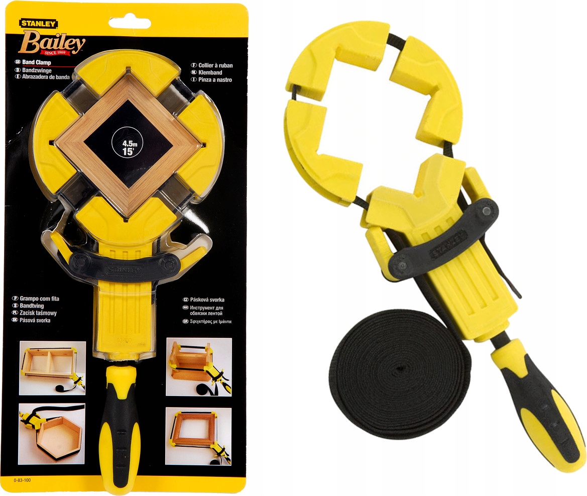 

Stanley 83-100 Ścisk Taśmowy Stolarski 15'' Zacisk