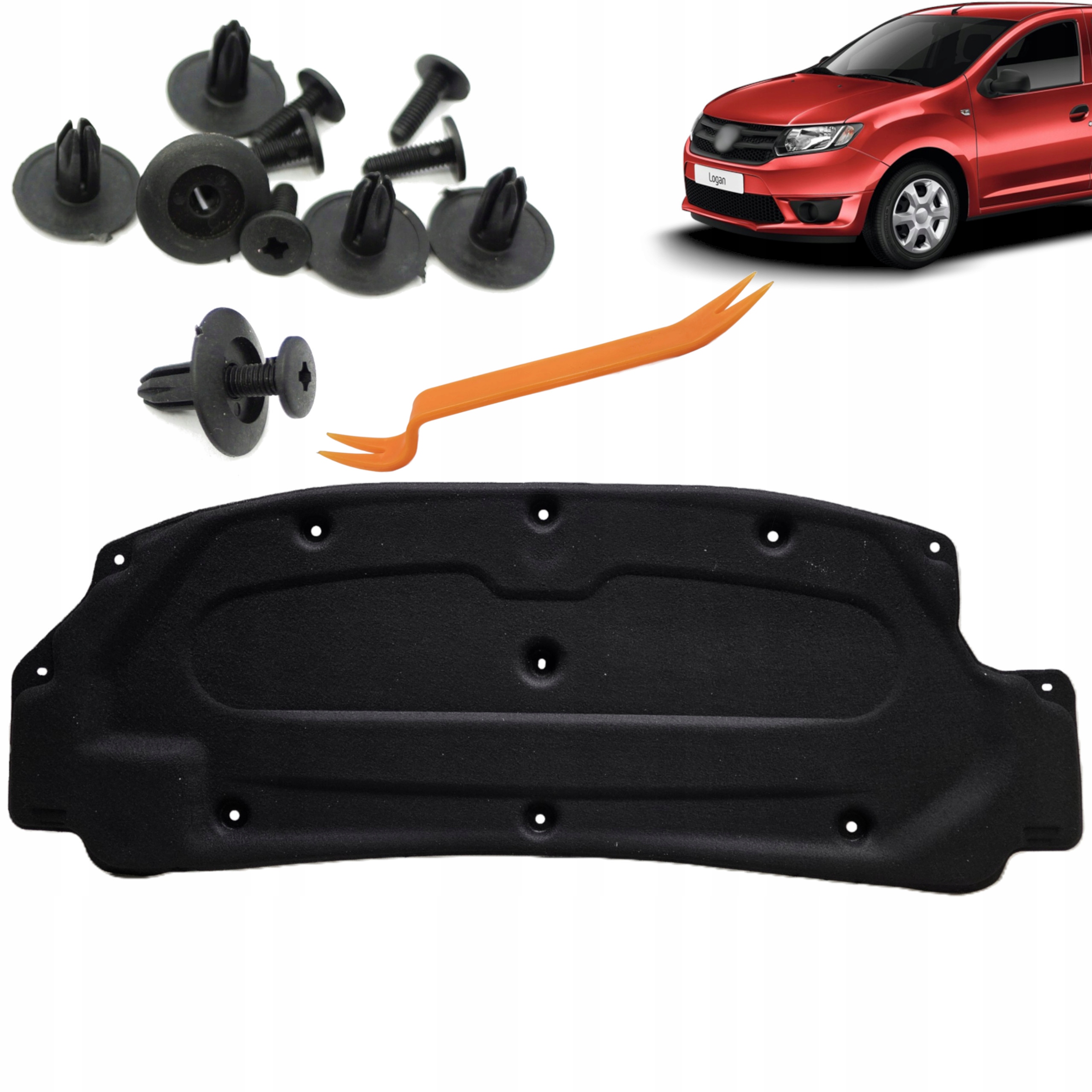 Odhlučnění masky Izolace podbití Dacia Sandero II 12-21R Stahovák Hq