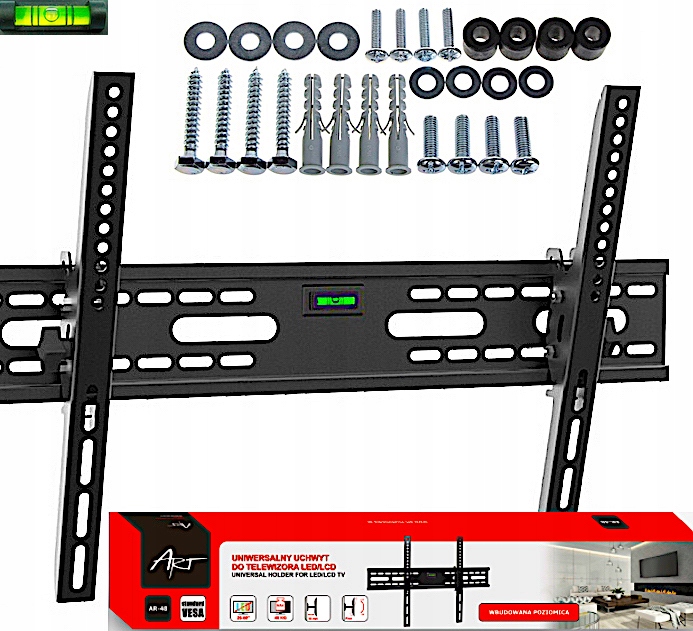 REGULOWANY UCHWYT TV TELEWIZORA WIESZAK LED 26-60