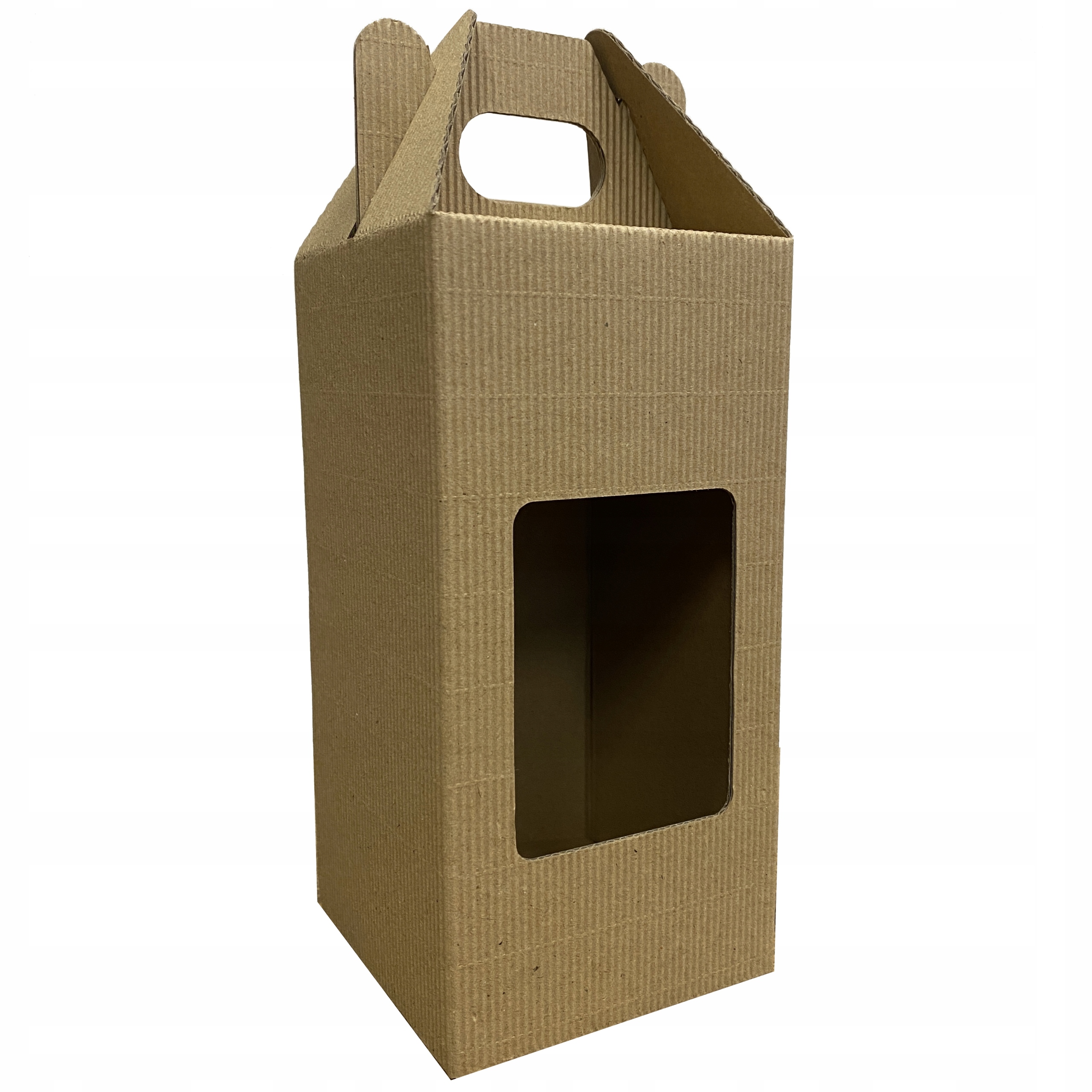 

Eko pudełko-torebka z tektury na słoik 0,9l