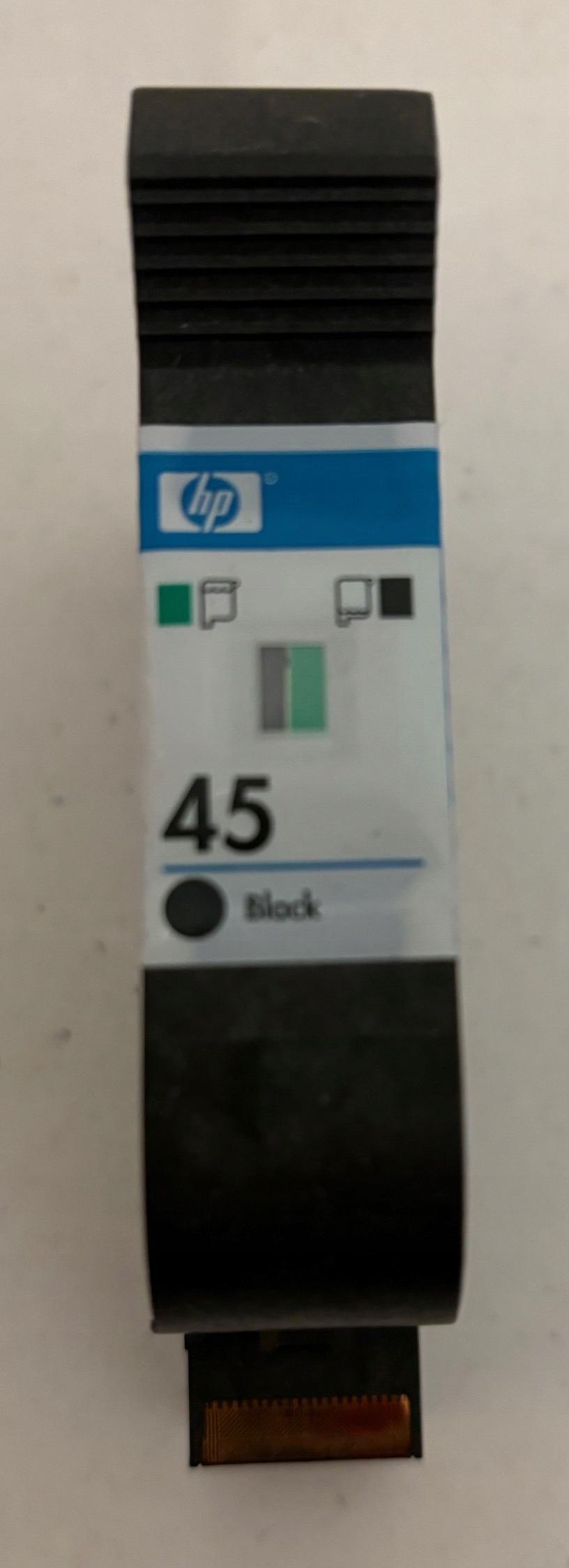 HP WKŁAD TUSZ GŁOWICA 45 BLACK CZARNY 51645A ORYGINAŁ PUSTY