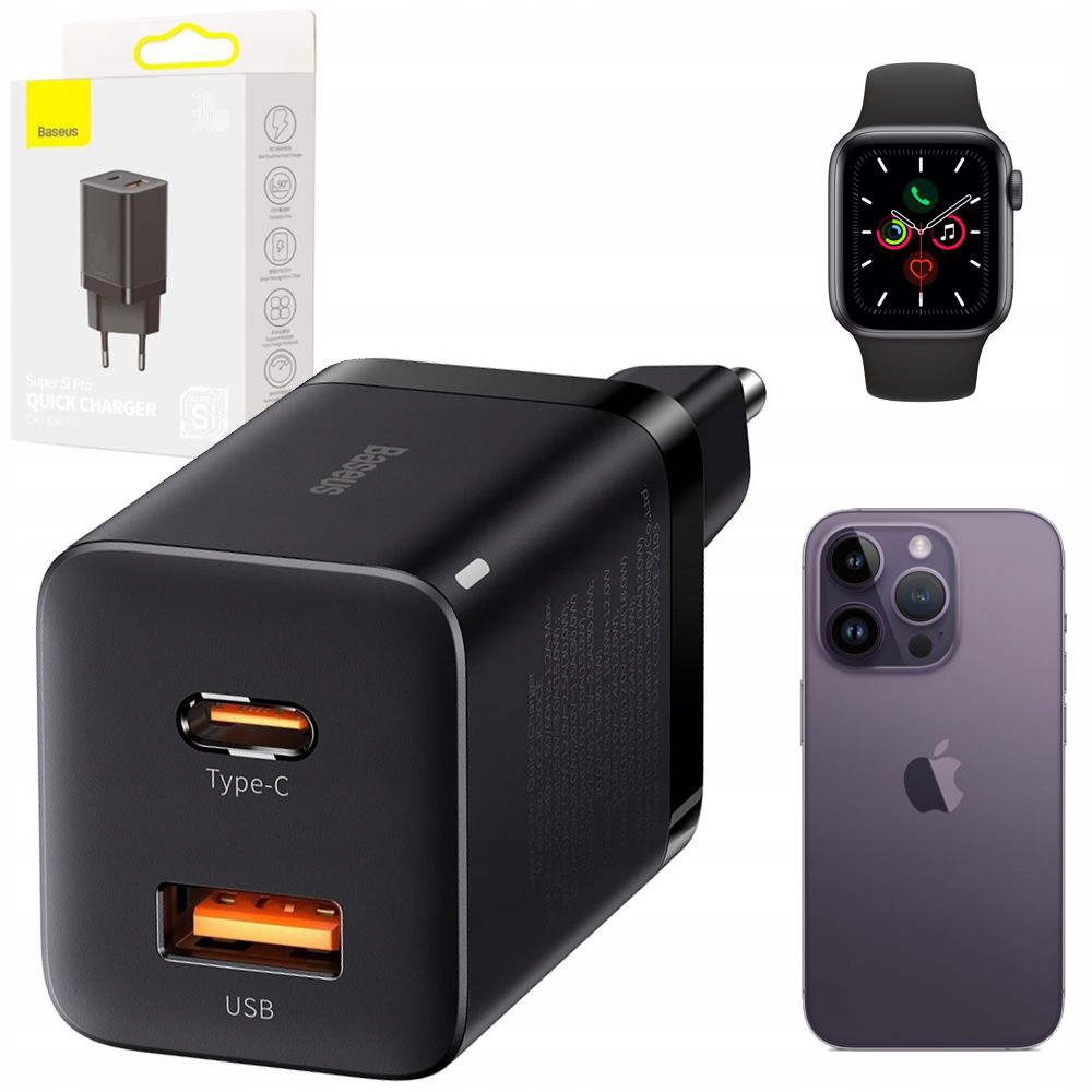 

Ładowarka Usb Usb-c 30W do Apple iPhone 14 Watch