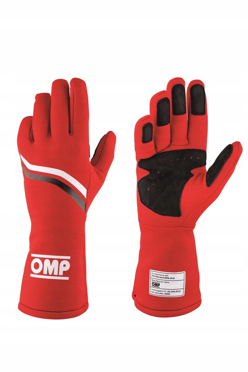 Rukavice Omp Dijon '25 Fia 8856-2018 Vintage Red veľ M