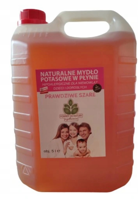 Szare Naturalne Mydło Potasowe W Płynie 5L