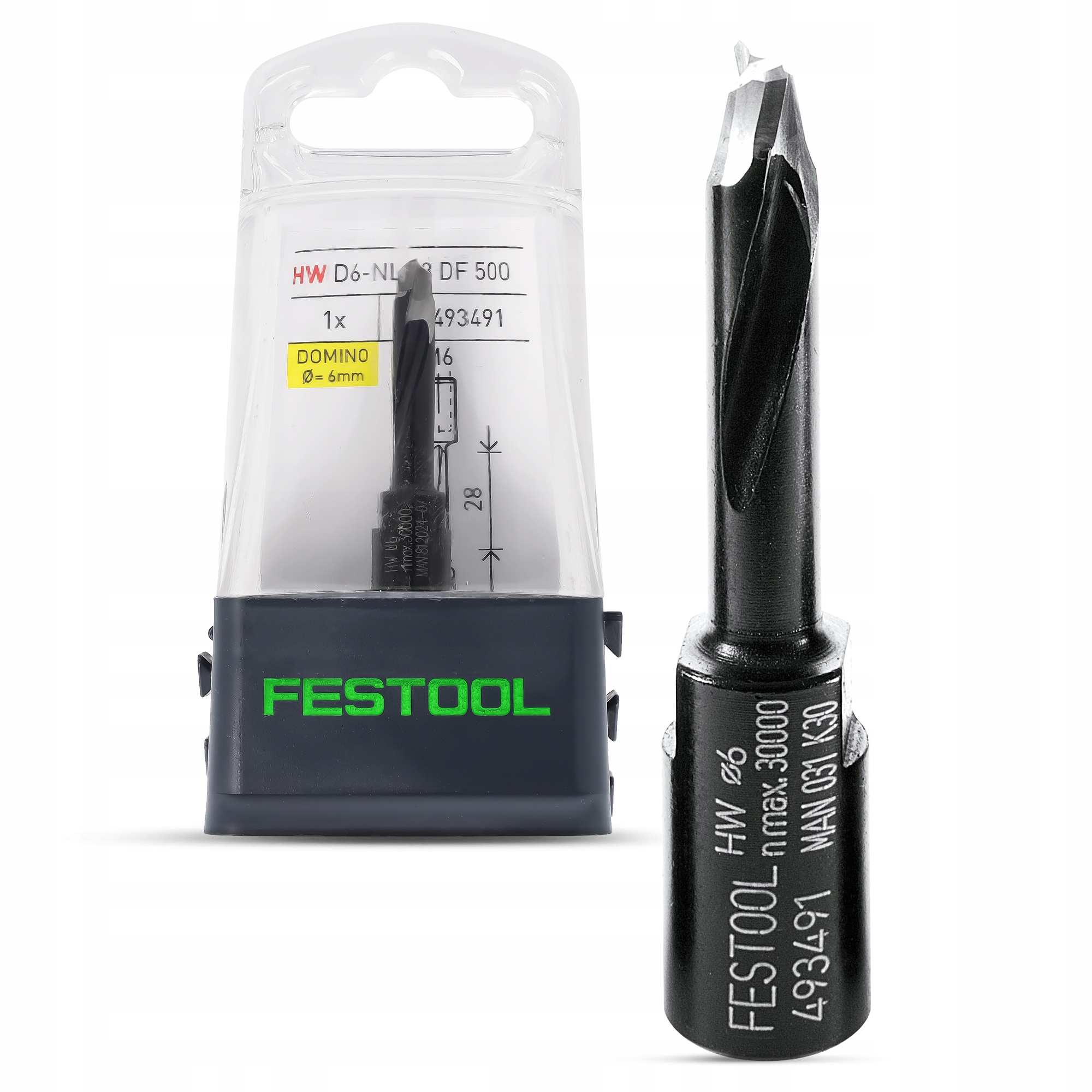 Fréza Domino Pro Frézku Df 500 Festool D 6-NL 28 Hw-df 500 Třmen 493491