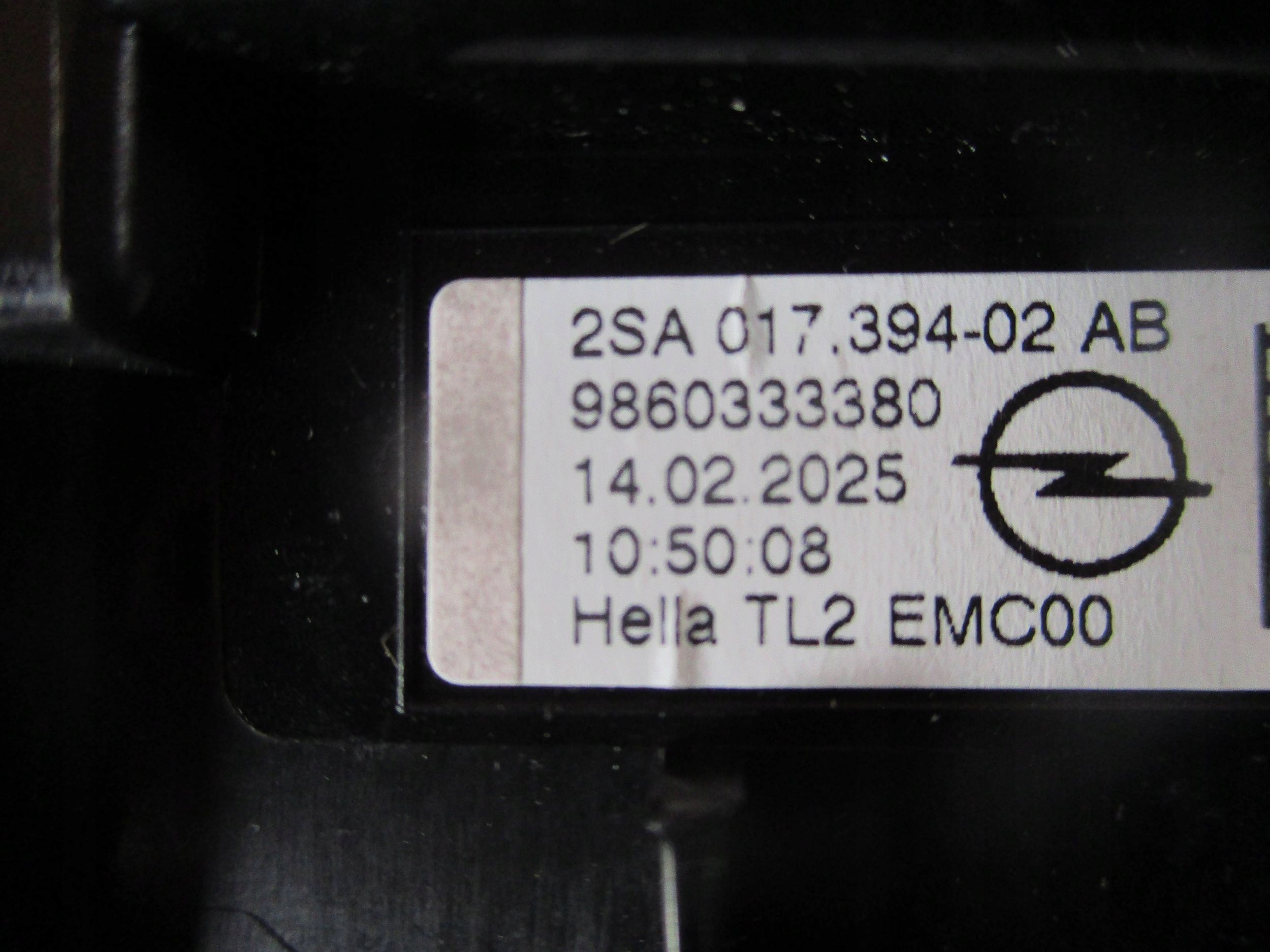 light rear part rear right to the bonnet OPEL MOKKA B II