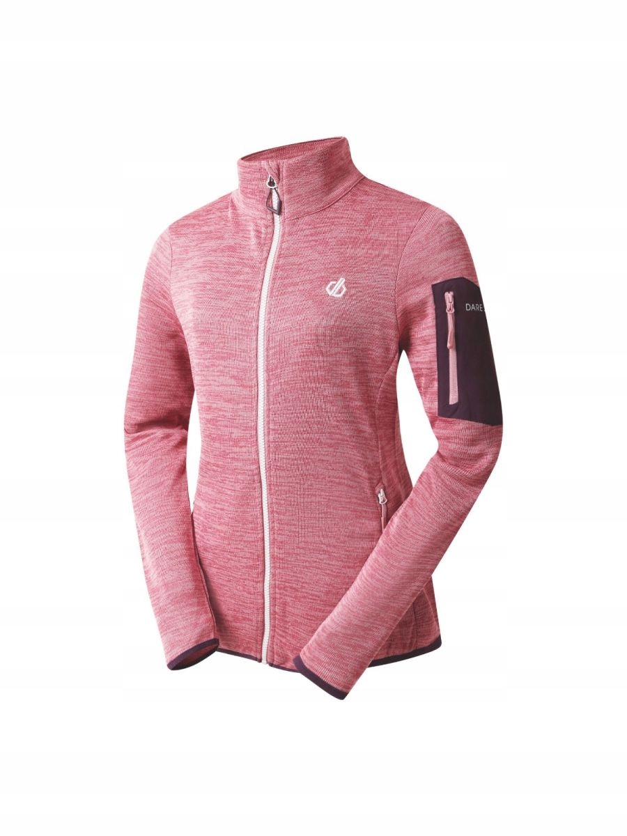 Dámská fleecová mikina na zip Torrek Dare 2b DWA720 126 velikost 36 Růžová