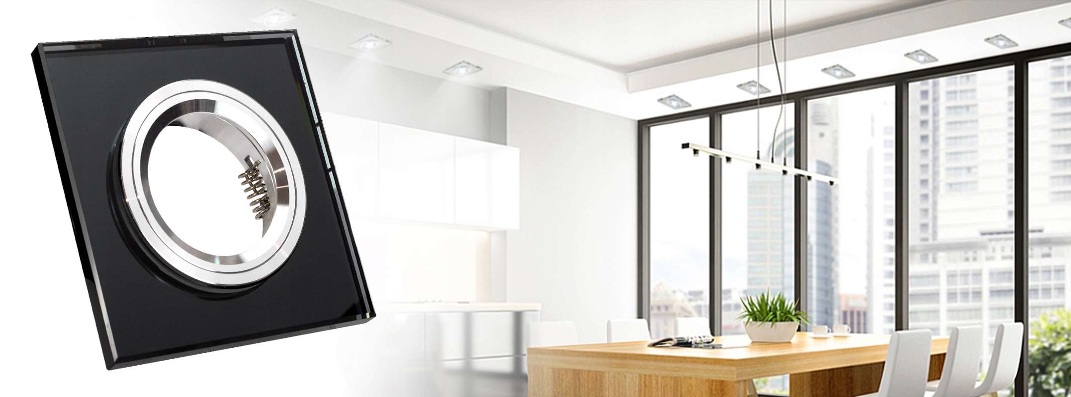 4x KRYSZTAŁOWA SZKLANA DEKORACYJNA OPRAWKA LED OŚWIETLENIOWA SUFITOWA GU10 EAN (GTIN) 5904194682668