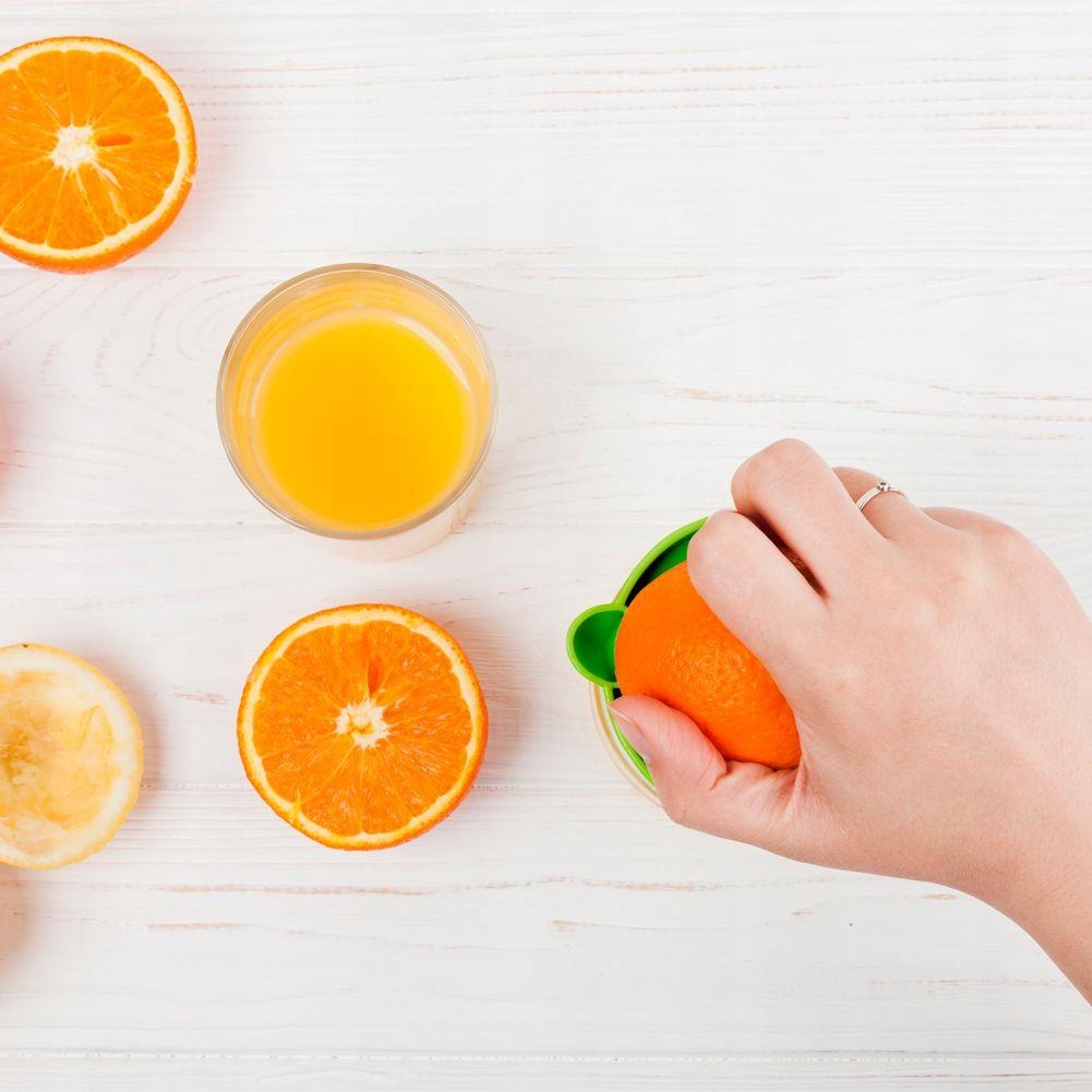 WYCISKACZ DO CYTRUSÓW z SZKLANYM POJEMNIKIEM 425ml Marka inna