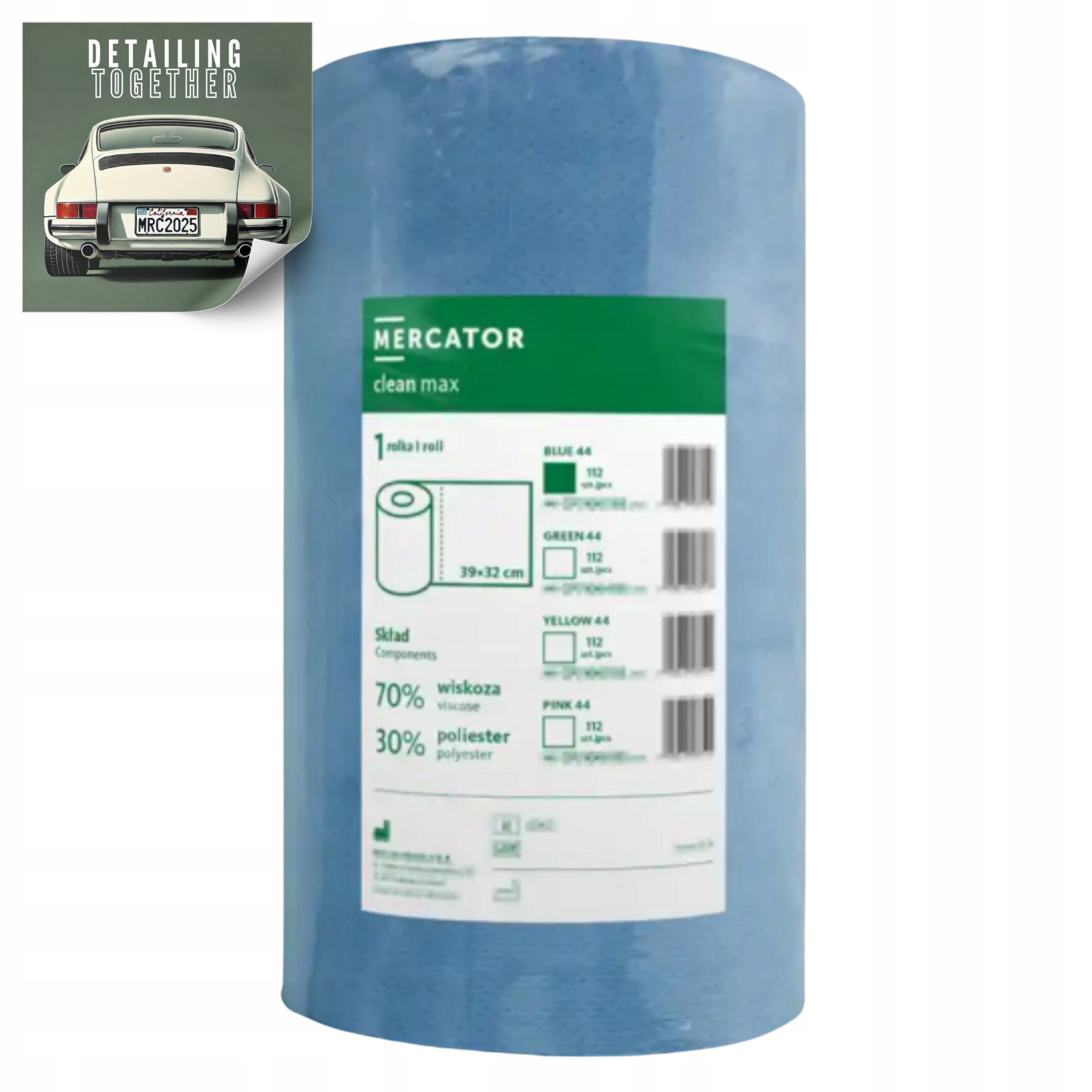 Mercator Clean Max Blue 44 Profesionální Čisticí Utěrka 44 metrů