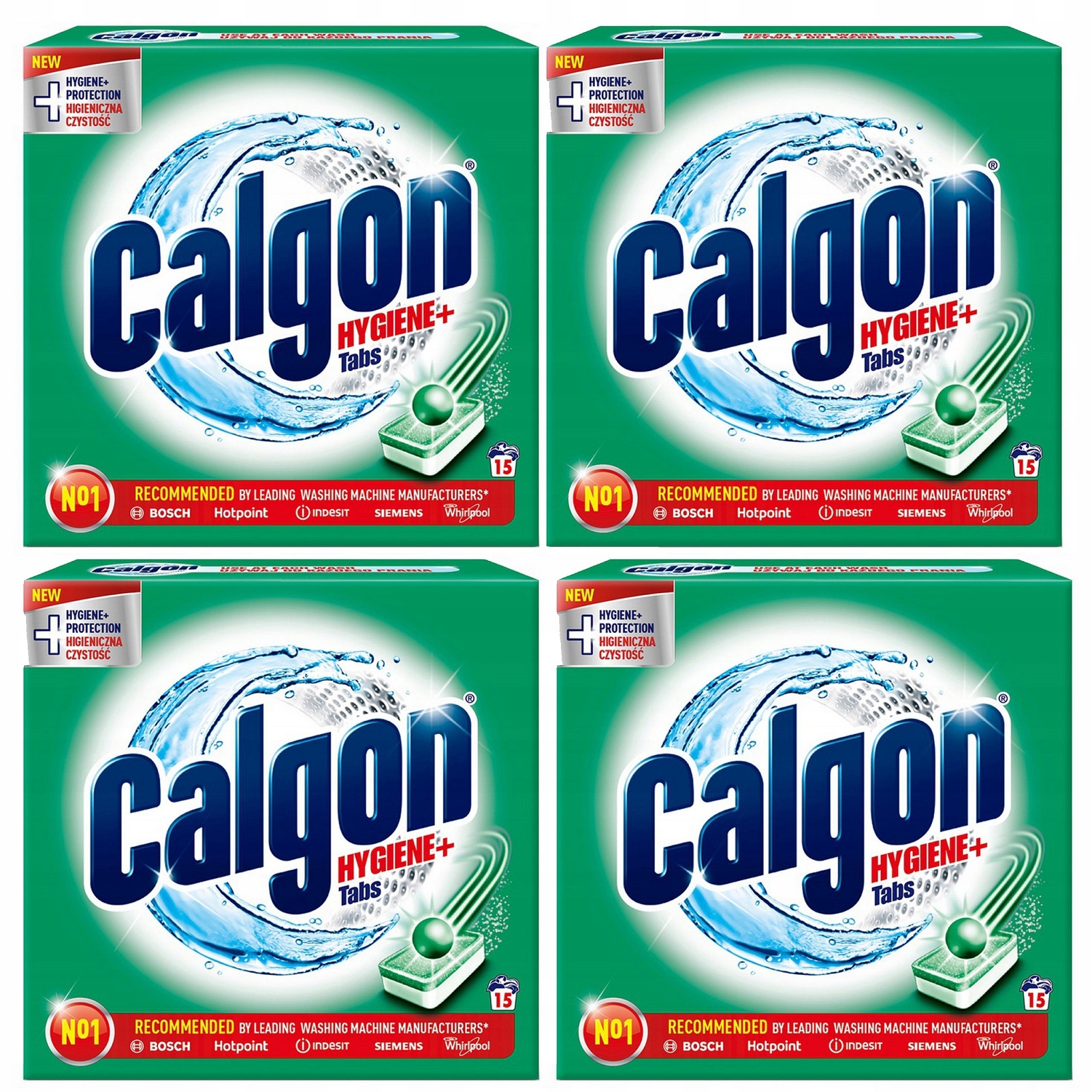 

Calgon Hygiene Tabletki Odkamieniacz Pralki 60szt