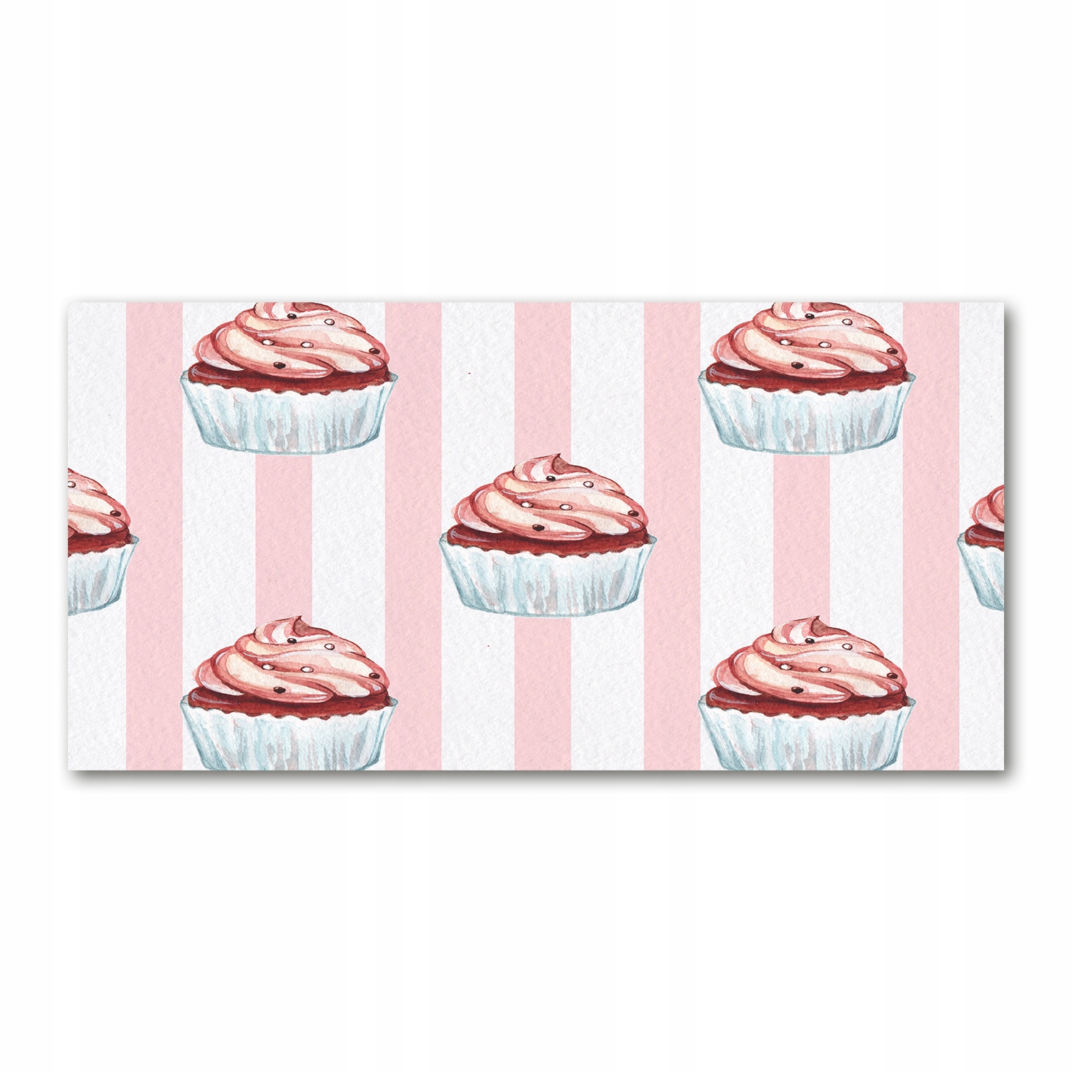 

Foto obraz na szkle akrylowym Babeczki 120X60 cm