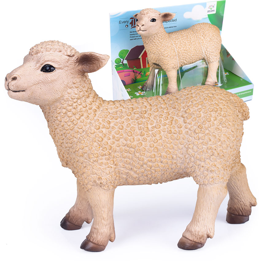 

Figurka Zwierząt Owca Owieczka Farma Miękka Gumowa