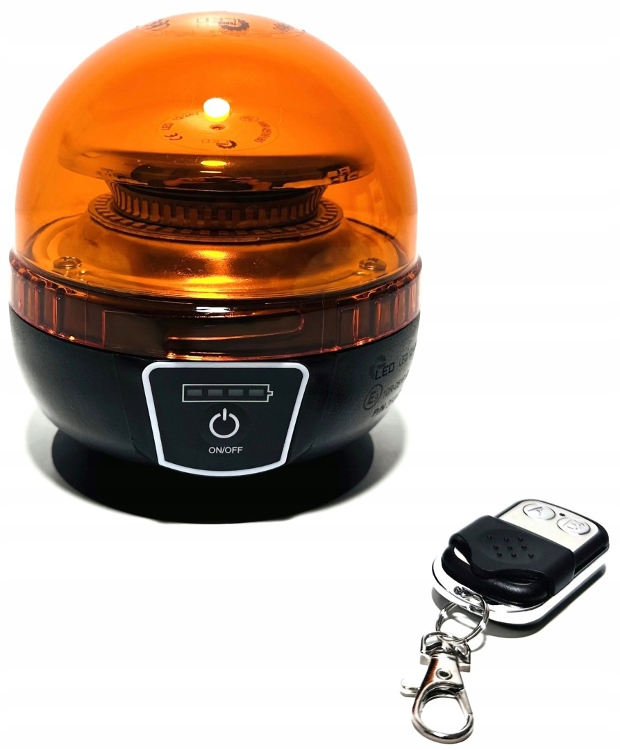 Led bezdrátová výstražná lampa kohout Led na akumulátor Usb Pilot