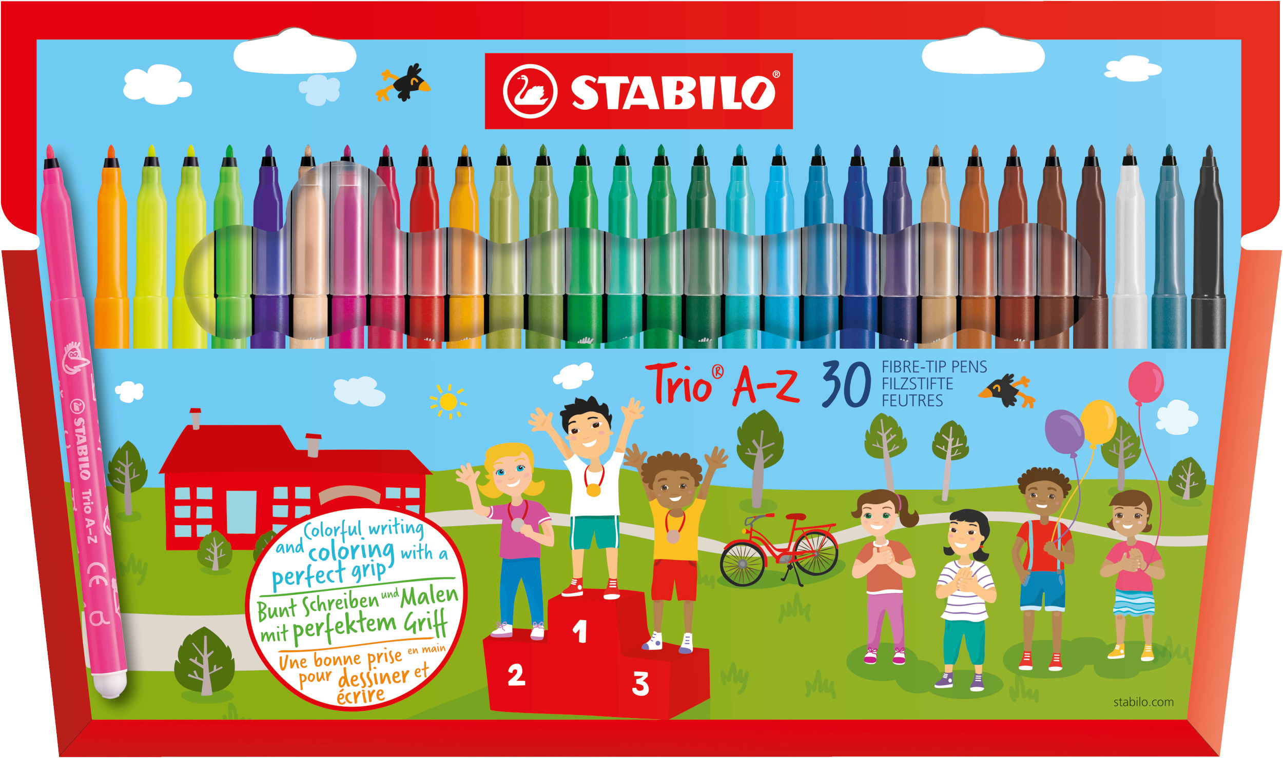 

Pisaki Stabilo Trio A-z a-30