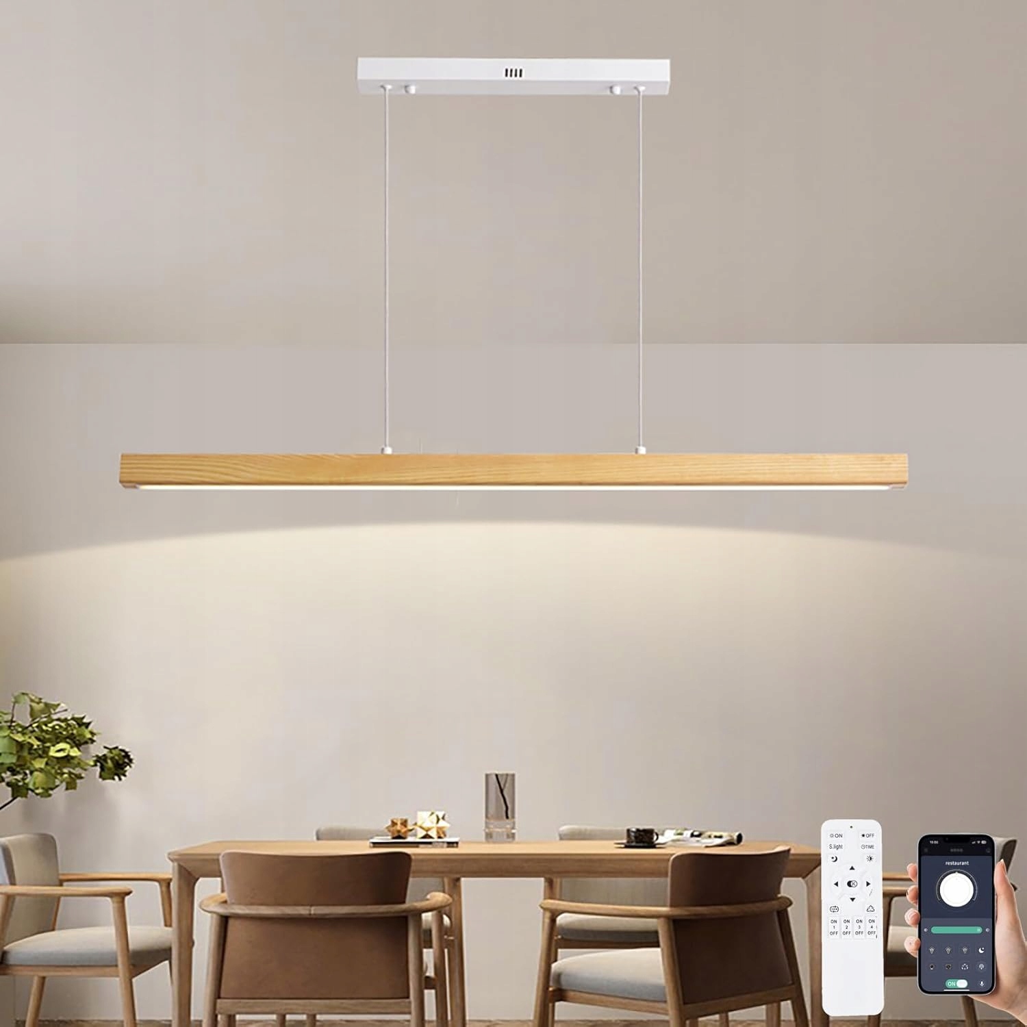 Led Stropná Lampa 36W Stmievateľná S Reguláciou Teploty 100 CM 3000-6500K