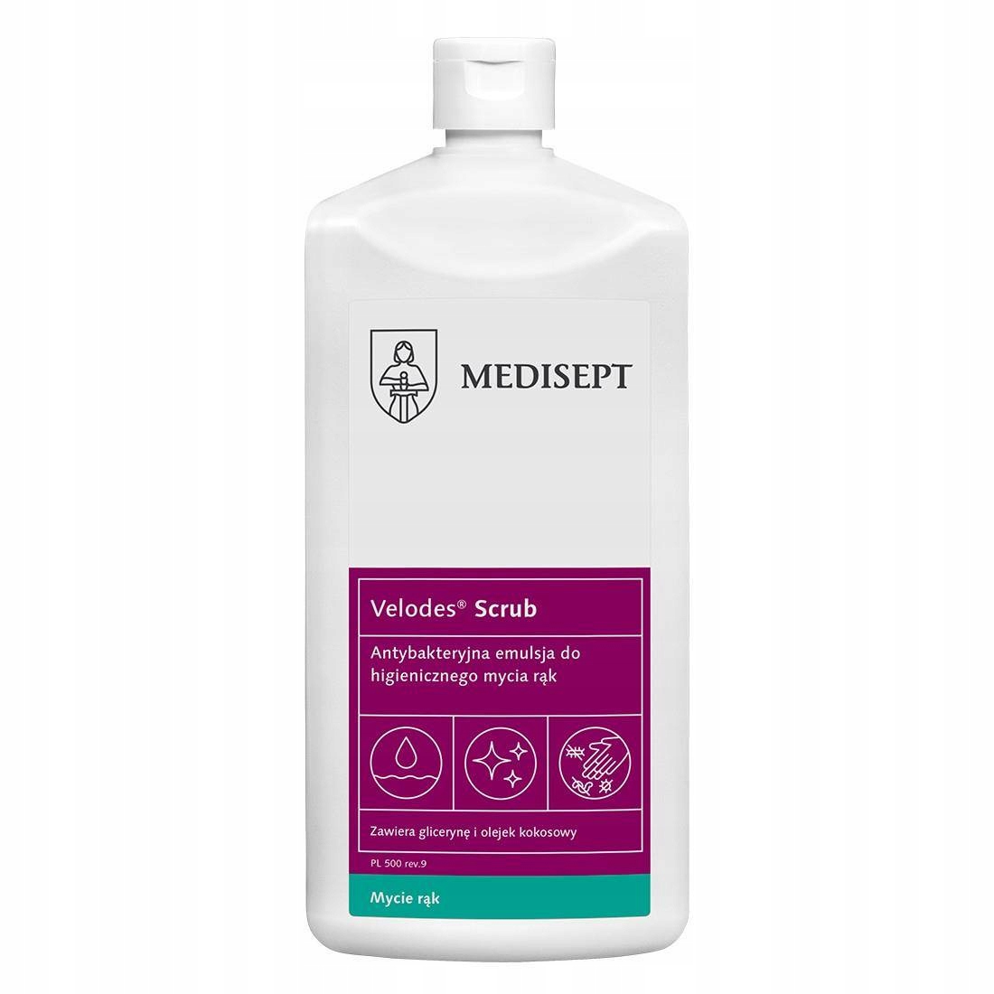 

Velodes Scrub 500ml Antybakteryjna Emulsja Do Rąk