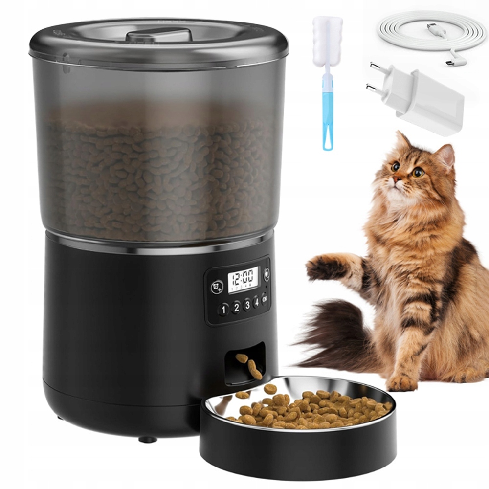 Automatický Dávkovač Krmiva Pro Kočky, Automatický Podavač Krmiva Pro Kočky