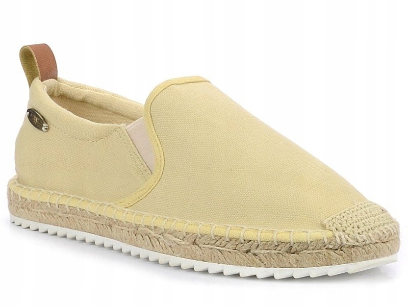 

Espadryle Big Star W274A505 Damskie Slip On Beżowe