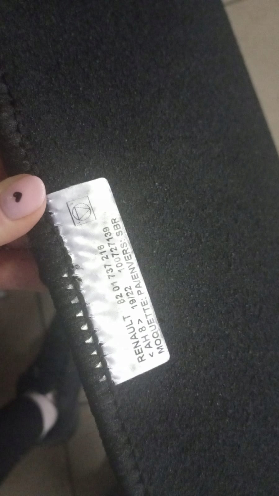 DYWANIKI WELUROWE RENAULT AUSTRAL ORG STAN IDEALNY Liczba elementów 4