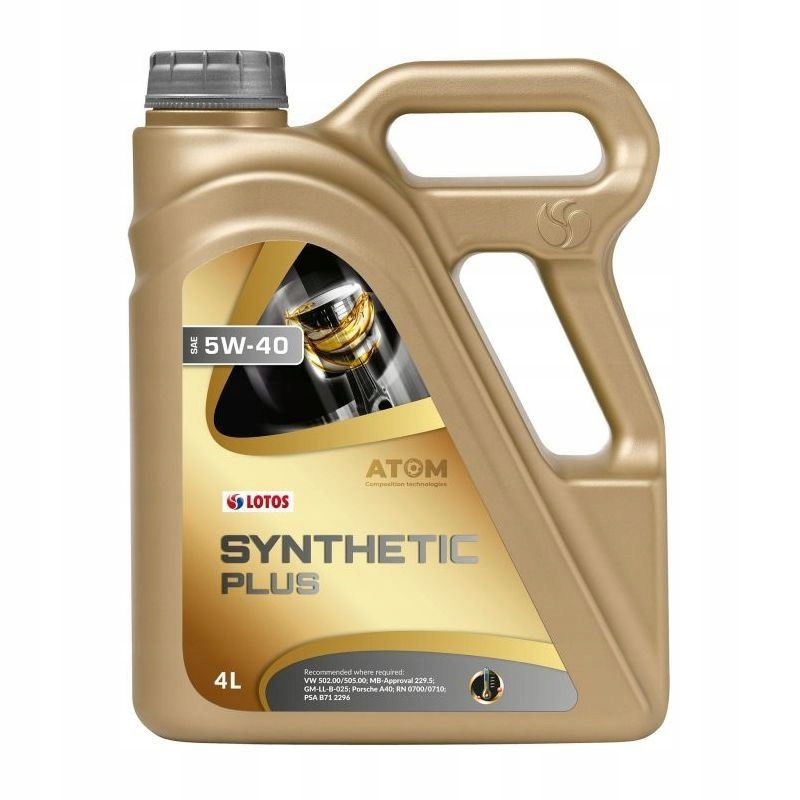 

Olej Lotos 5W40 Syntetic Sl/cf 4L Plus