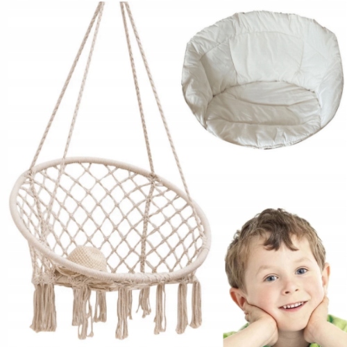 HUŚTAWKA BOHO OGRODOWA PREZENT DLA WNUCZKI