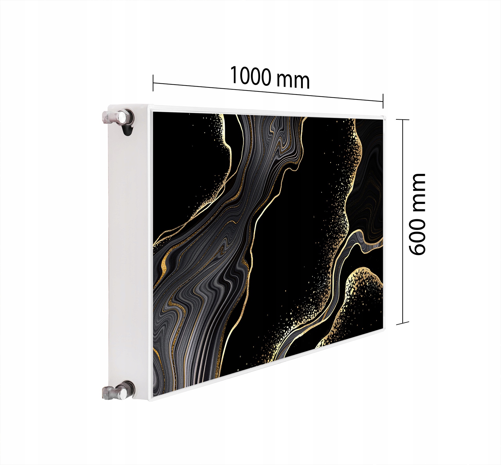 Kryt Na Radiátor Maskovač 100x60 Mramorová Podložka Magnet