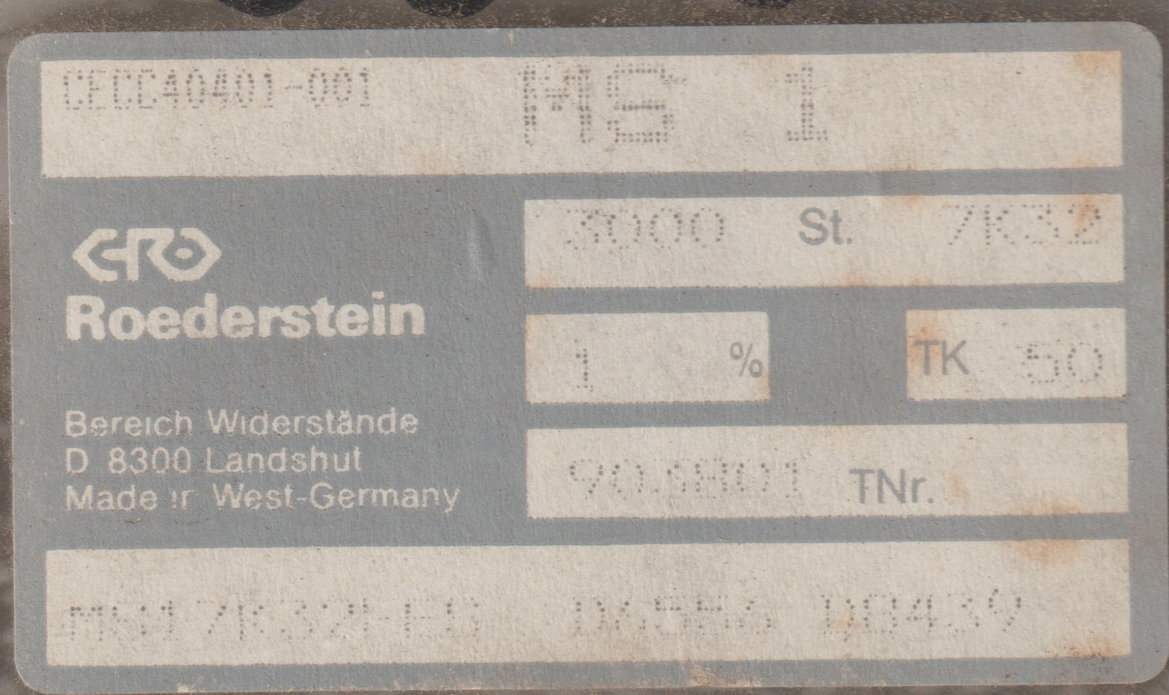 [100szt] 7K32 1% 50ppm rezystor Smd minimelf MS1 Roederstein low noise