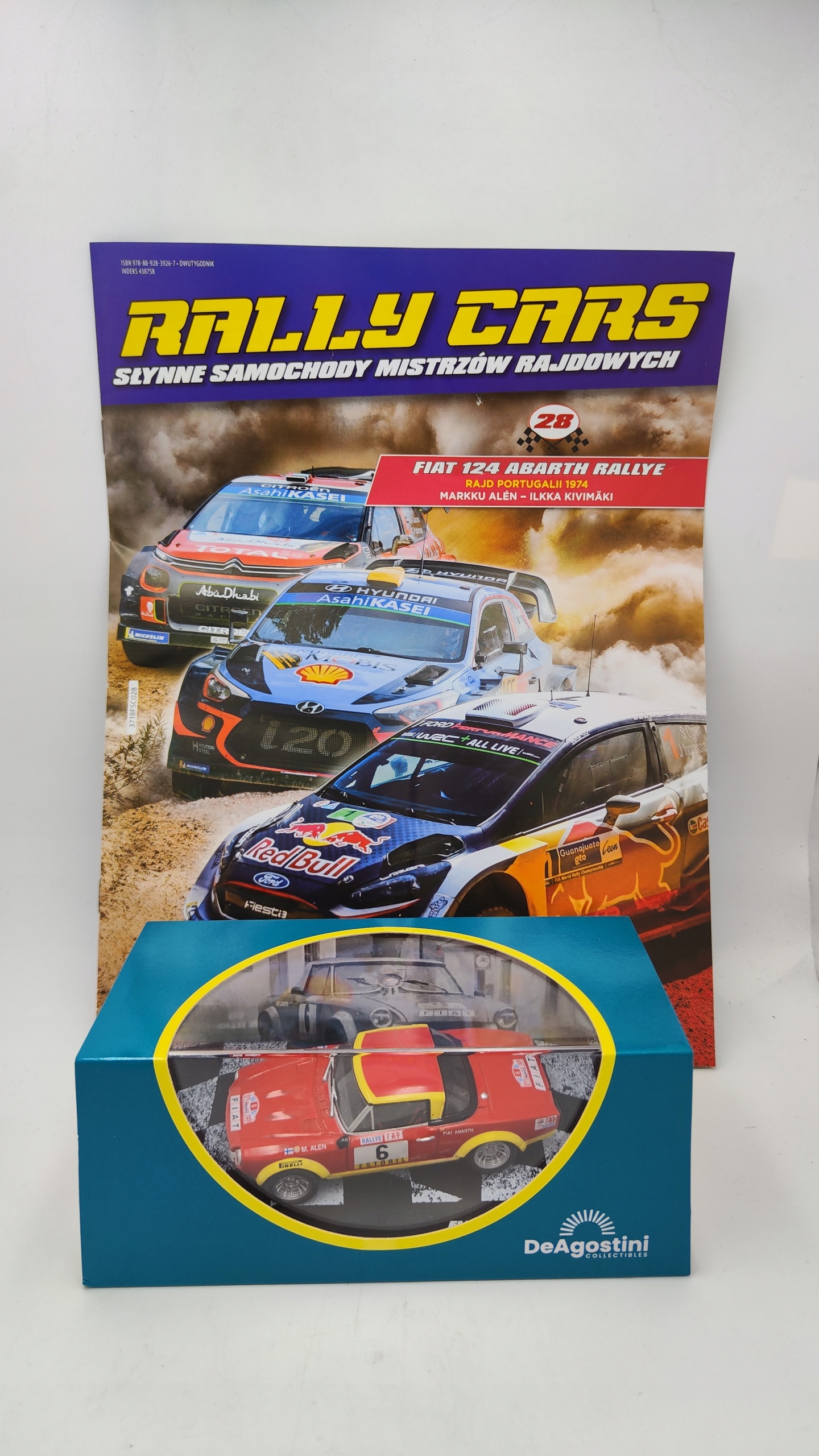 Fiat 124 Abarth Rallye Portugal 1974 1:43 č.28 DeAgostni