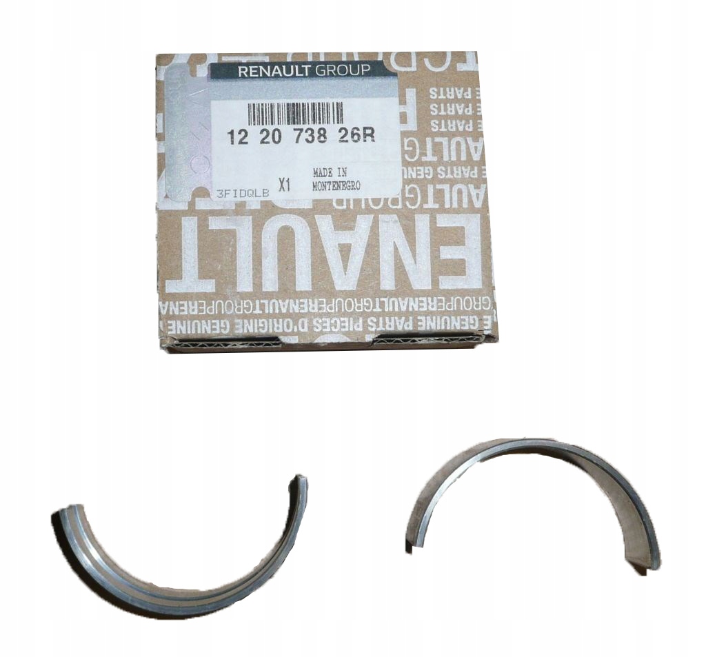 PANEWKI GŁÓWNE RENAULT 1.6 DCI NOMINAŁ ORYGINAŁ 122073826R