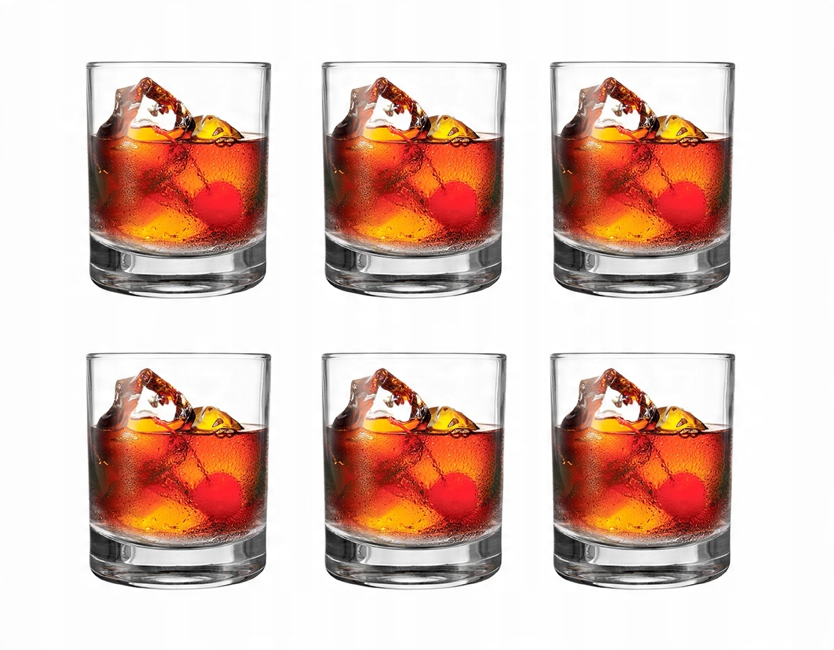 

Kpl 6 Uniwersalna Szklanka 260ml Drink Woda Whisky